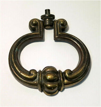 Vintage Art Deco Brass Drawer or Cabinet Door Pull Handle P10177 - £5.86 GBP