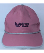 St Andrews Golf Club Course Baseball Hat Cap Strapback Rope Aureus Vinta... - $19.39