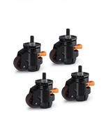 Leveling Stem Casters Set of 4 Heavy Duty 2200Lbs Adjustable Ratchet Han... - €51,16 EUR