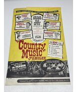 Grand Ole Opry Country Music Jubilee Original Movie Press Kit Poster 195... - €124,11 EUR