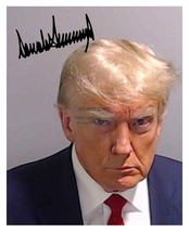 President Donald Trump Mugshot Facsimile Autograph 8X10 Photo Reprint - £6.67 GBP