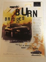 1998 Pontiac Sunfire Car Vintage Print Ad Advertisement  PA3 - $7.91