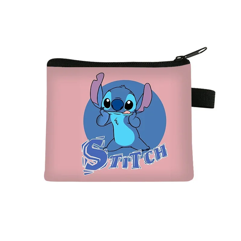 Disney Stitch Wallet Kawaii Lilo Stitch Coin Purse Cartoon Children Port... - $1.60