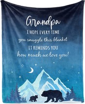 Throw Blankets, Best Granddad Gifts, Great Grandfather Gifts Ideas, Julazy - £28.34 GBP