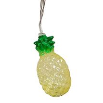 Pineapple Party Light String Set of 10 LED Lights Battery Operated New - $14.83
