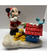 Disney Mickey with Pluto at Doghouse Dancing Light Up and Singing Christ... - $1,271.24 MXN