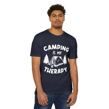 Unisex CVC Jersey Tee: Camping is My Therapy - £16.42 GBP+