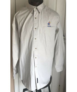 Crable Sportswear Kansas University Beige Button Up Long Sleeve Shirt Me... - £15.63 GBP