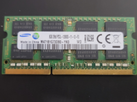 SAMSUNG 8Gb 2Rx8 SO-DIMM LAPTOP MEMORY RAM DDR3 PC3L-12800S M471B1G73DB0... - $8.41