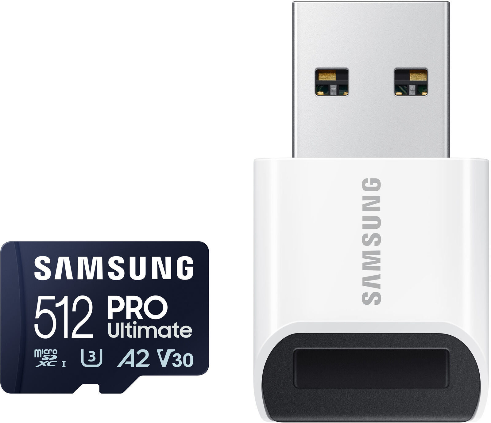 SAMSUNG PRO Ultimate + Reader 512GB microSDXC Memory Card, Up-to 200 MB/s, UH...