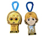 McDonalds Toy  2019 Star Wars Luk e Skywater  and C-3PO 3.5 inches high Lot - £11.44 GBP