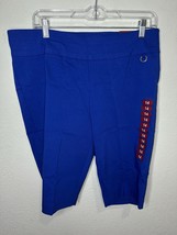 Rafaella Solid Blue Bermuda Comfort Women’s Shorts Size 14 - €22,00 EUR