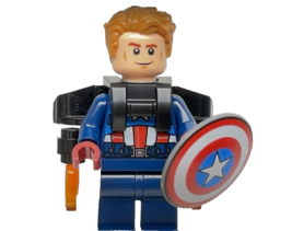 NEW Lego Marvel Captain America Minifigure &amp; Jet Pack Set - $250.35 MXN