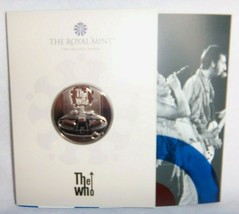 THE WHO  38.61mm CUPRO-NICKEL COIN FROM THE ROYAL MINT BRITISH LEGENDS  NEW - $26.68
