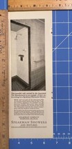 Vtg Print Ad Speakman Showers and Fixtures Tile Stall Wilmington DE 10&quot; x 6.5&quot; - £9.96 GBP
