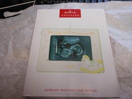 Hallmark Keepsake &quot;Already Rocking Our World&quot; 2022 NEW OTHER Porcelain O... - $237.41 MXN