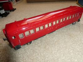 Vintage S Scale American Flyer Red New Haven 650 Coach Passenger Car w/ ... - $28.71