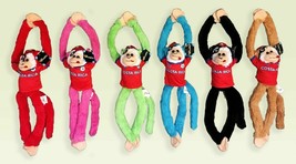 Costa Rica Soccer Jersey Plush Wholesale Toy Hanging Monkey 18&quot; Sounds Lot Of 6 - £37.41 GBP