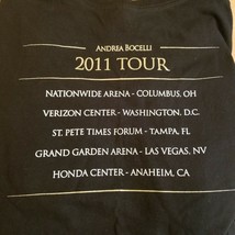 Andrea Bocelli 2011 Tour Shirt  Size Large - £11.07 GBP