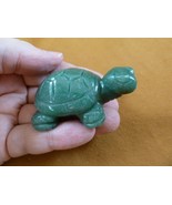 Y-TUR-LAO-713 green Aventurine TURTLE tortoise FIGURINE gemstone turtles... - $24.99