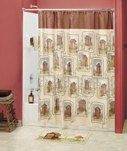 Linda Spivey 18-Pc Set Lodge Country Outhouse Shower Curtain and Bath Ac... - $2,265.27 MXN