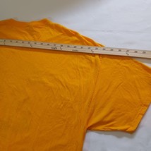 "Donoritaville Givin' Is Easy" Men's Yellow Graphic T-Shirt Measured Chest 24" image 7