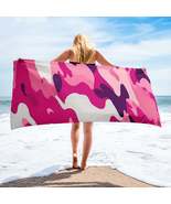 Autumn LeAnn Designs® | Deep Pink Camouflage Beach Towel - £29.73 GBP