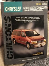 Chilton (8155) Chrysler 1984-1995 Caravan Voyager Town Country Repair Ma... - $9.89