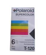 Polaroid Supercolor Video Cassette VHS T-120 - £5.97 GBP