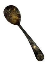Antique Vintage Silver Plate Sugar Shell Spoon Scalloped England 4.5&quot; - $224.18 MXN