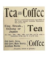 Cobb Bates Yerxa Tea And Coffee 1894 Advertisement Victorian Beverage 1 ... - $28.01 CAD