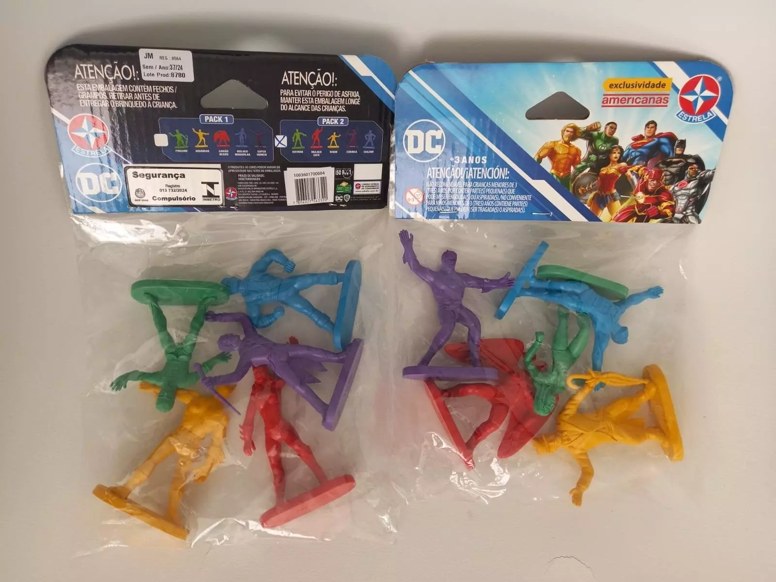 Dc Comics Super Hero 2 packs Gulliver Estrela Brazil Exclusive 10 figures - $79.00