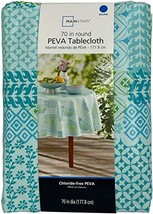 Mainstays Vinyl Tablecloth Medallion 70 Round - £12.47 GBP