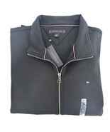 TOMMY HILFIGER MEN'S FULL ZIP SIDE POCKETS JACKET BLACK LARGE - $49.45