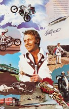 Evel Knievel 23 x 36 Inch Reproduction Stunts And Photos Collage Poster  - £35.85 GBP