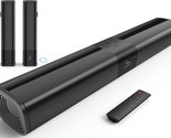 Sound Bar For Smart Tv: 20&quot; Sound Bar With, Wall Mountable. - $64.92