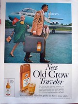 New Old Crow Traveler Print Magazine Advertisements 1967 - £4.71 GBP