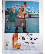 New Old Crow Traveler Print Magazine Advertisements 1967 - $5.99