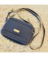 RARE Lilly Pulitzer Dark Blue Black Crossbody Bag Purse 9”x6” - $74.25