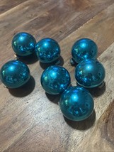 Vintage SHINY BRITE TeaBlue Mercury Glass 2 ½&quot; Ball Christmas Ornament L... - €12,27 EUR