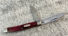 Case XX Smooth Red Bone SR6244 SS Medium Jack Knife, Early 1980s Vintage - (20) - £54.50 GBP