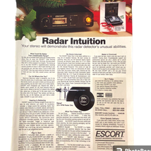 Escort Radar Receiver Print Advertisement December 1982 Original Vintage... - £6.17 GBP