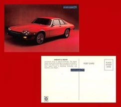 1976 JAGUAR XJ-S COUPE (XJ SEDAN) VINTAGE FACTORY COLOR POSTCARD -US - W... - £4.97 GBP