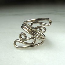 Vintage ATI 925 Mexico Sterling Silver Ring Sz 9 1/2 C3587 - £38.77 GBP