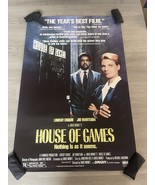 “House Of Games” Original Movie Poster Promo Video Release 26x39” CV - $364.17 MXN