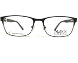 Maxx Eyeglasses Frames ANDRE BLACK Rectangular Full Rim Extra Large 59-1... - $46.59