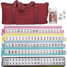 American Mah Jongg Mahjong Set With Pushers Soft Bag 166 Tile 4 All-In-O... - $87.99