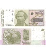 Argentina P328b, 500 Australs, Dr. Nicolás Avellaneda / seated Liberty, ... - €0,84 EUR