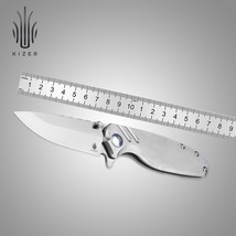 Kizer Ti&#39;an Exclusive S35VN Steel Blade Titanium Handle Folding Knife - $226.71