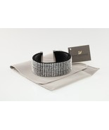 Daniel Swarovski Thin Rigid Cuff Crystal Bracelet w/ Original Box and Pouch - $1,965.18 MXN